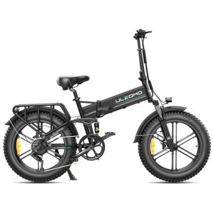 Bicicleta electrica pliabila Ulzomo Dunes 20 E-bike, 750W, 48V 16Ah, autonomie 120km, viteza maxima 40km/h**, Black, 20'' – ofertă, preț și specificații