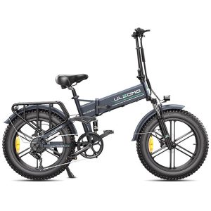 Bicicleta electrica pliabila Ulzomo Dunes 20 E-bike, motor 750W, 48V 16Ah, autonomie 120km, viteza maxima 40km/h**, Gray, 20'' – ofertă, preț și specificații