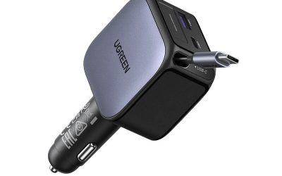 Încărcător Auto Rapid UGREEN 60W – Eficiență și Ordine