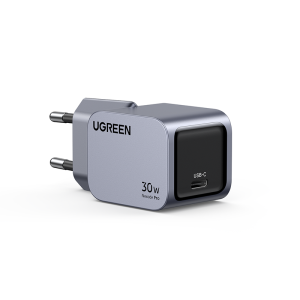 Incarcator rapid retea UGREEN Nexode Pro 30W USB-C GaN Fast Charger EU, 1 x USB-C, Gri – ofertă, preț și specificații