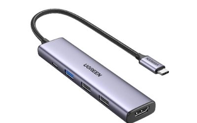 Adaptor Multifunctional 5-in-1 UGREEN USB-C – Conectivitate Extinsă
